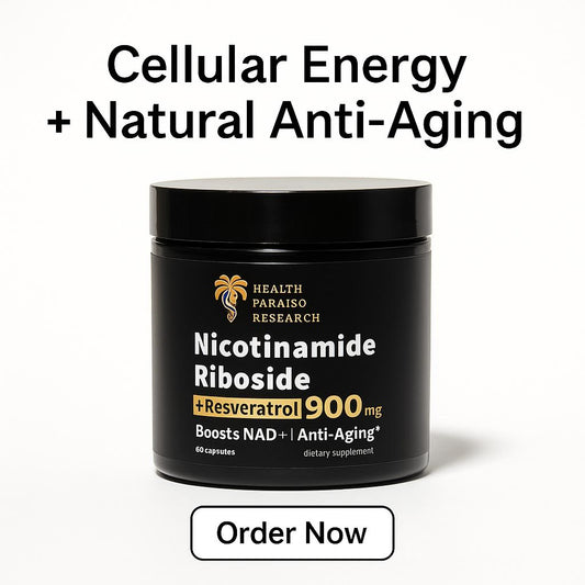 Health Paraiso | Nicotinamide Riboside + Resveratrol 900mg | 80 Cápsulas